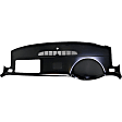 Dash Cover, Dark Brown, For Models With Center Speaker Holes and Defroster
