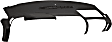 Dash Cover, Black, Molded; Overlay Over Factory Dash