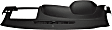 Dash Cover, Black, Molded; Overlay Over Factory Dash