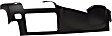 Dash Cover, Black, 2-Piece Design, Front only, This does not cover the defrost dash section