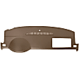Dash Cover, Cashmere, 1-Piece Design, without Speaker Holes