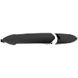 Front, Driver Side Textured Black Exterior Door Handle, With Key Hole