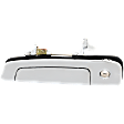 Front, Driver Side Chrome Exterior Door Handle, With Key Hole