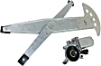 Front, Passenger Side Power Window Regulator, With Motor