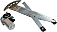 Front, Driver Side Power Window Regulator, With Motor