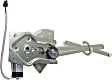 Front, Passenger Side Power Window Regulator, With Motor