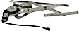 Front, Driver Side Window Regulator, Power, 4 Cyl., 1.6L Engine