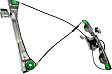 Front, Passenger Side Power Window Regulator, with Motor, Coupe