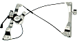 Front, Passenger Side Power Window Regulator, with Motor, Coupe