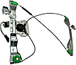 Front, Driver Side Power Window Regulator, with Motor, Coupe