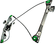 Front, Driver Side Power Window Regulator, with Motor, Coupe