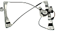 Front, Driver Side Power Window Regulator, with Motor, Coupe