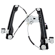 2-Pin Connector Front, Passenger Side Power Window Regulator, with Motor, For Models with Express Up and Down, Production Date to April 26, 2012