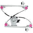 7-Pin Connector Front, Driver Side Power Window Regulator, with Motor, For Models with Express Up and Down, Production Date To April 26, 2012