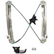 Front, Passenger Side Window Regulator, Power, With 2-Prong Connector