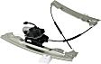 Front, Passenger Side Power Window Regulator, With Motor