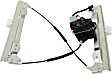 Front, Driver Side Power Window Regulator, With Motor