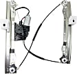 Front, Driver Side Power Window Regulator, With Motor