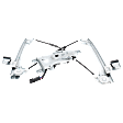 Front, Passenger Side Power Window Regulator, With Motor