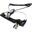 2-Pin Connector Front, Passenger Side Power Window Regulator, with Motor, For Models without Express Up and Down