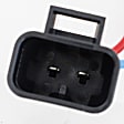 2-Pin Connector Front, Driver Side Power Window Regulator, with Motor, For Models without Express Up and Down