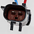 2-Pin Connector Front, Driver Side Power Window Regulator, with Motor, For Models without Express Up and Down