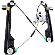Front, Driver Side Window Regulator, Power, With Motor
