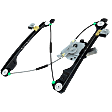 Front, Driver Side Window Regulator, Power, With Motor