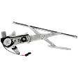 Front, Passenger Side Power Window Regulator, with Motor, Convertible