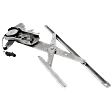 Front, Passenger Side Power Window Regulator, with Motor, Convertible