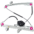 Front, Passenger Side Power Window Regulator, With Motor