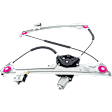 Front, Passenger Side Power Window Regulator, With Motor
