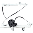 Front, Passenger Side Power Window Regulator, With Motor
