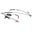 2015 GMC Sierra 1500 - Front, Driver Side Power Window Regulator, With Motor
