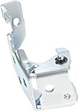 Front, Passenger Side, Upper Door Hinge, Black