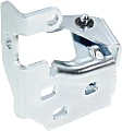 Front, Passenger Side, Upper Door Hinge, Black
