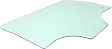 Rear, Passenger Side Door Glass, Green Tint, Without Clips, Replaces NAGS No. DD12194 GTNN