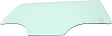 Rear, Passenger Side Door Glass, Green Tint, Without Clips, Replaces NAGS No. DD12194 GTNN