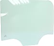 Rear, Driver Side Door Glass, Green Tint, Without Clips, Replaces NAGS No. DD12195 GTNN