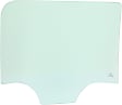 Rear, Driver Side Door Glass, Green Tint, Without Clips, Replaces NAGS No. DD12195 GTNN