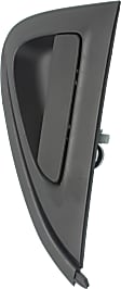 Rear, Passenger Side Exterior Door Handle, Textured Black, Without Key Hole, Without Rod