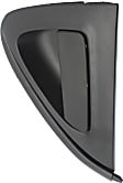 Rear, Passenger Side Exterior Door Handle, Textured Black, Without Key Hole, Without Rod