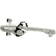Rear, Passenger Side Power Window Regulator, With Motor
