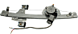 Rear, Passenger Side Power Window Regulator, With Motor