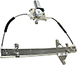 Rear, Passenger Side Power Window Regulator, With Motor