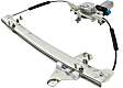 Rear, Passenger Side Power Window Regulator, With Motor