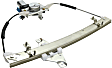 Rear, Driver Side Power Window Regulator, With Motor