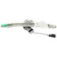 Rear, Passenger Side Power Window Regulator, With Motor