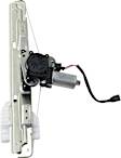 Rear, Passenger Side Power Window Regulator, With Motor