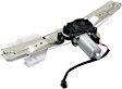 Rear, Passenger Side Power Window Regulator, With Motor